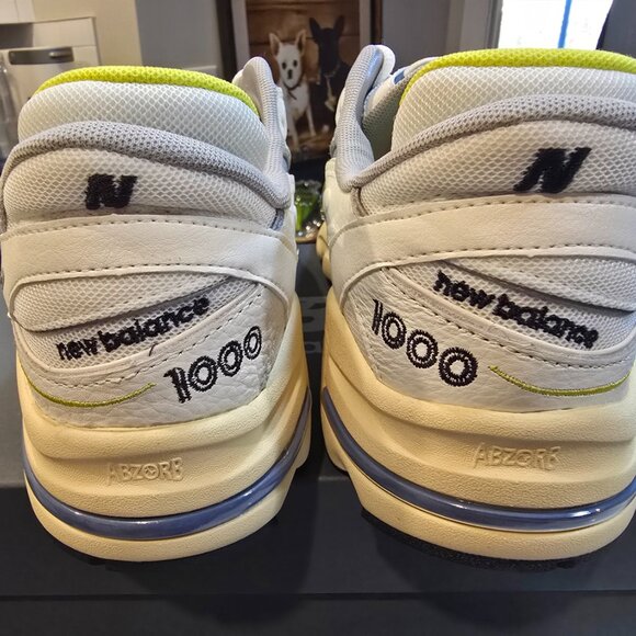 New Balance 1000 Sea Salt Heron Blue M1000CA Shoes Sneakers Mens Size 12 NEW - Picture 8 of 11